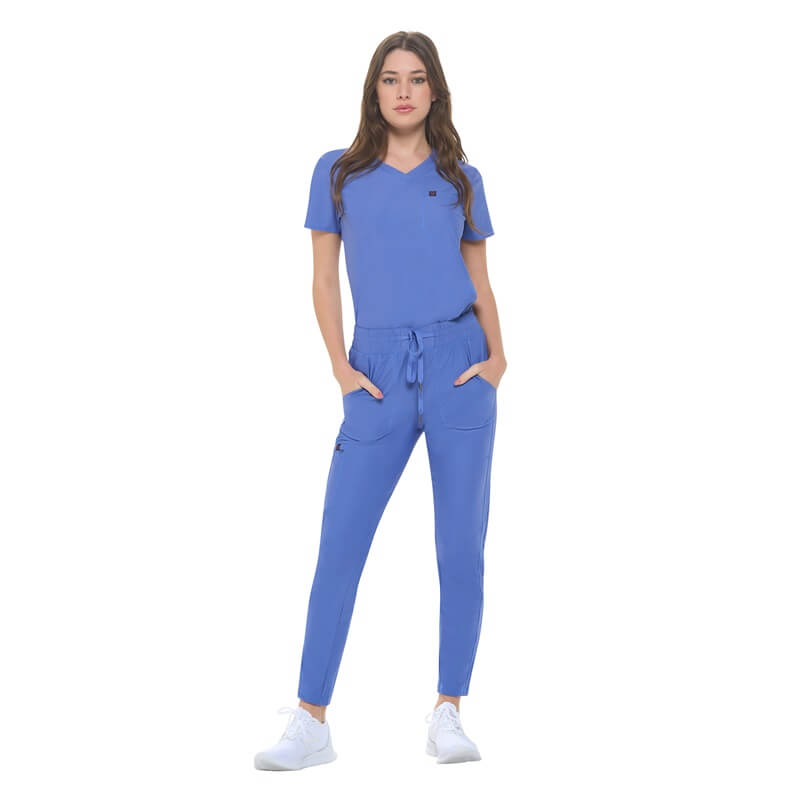 Natural Uniforms Women’s Ultra Stretch Form Fitting Scrub Set — Style 8600SET