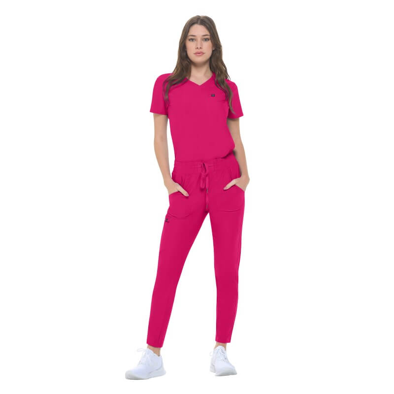 Natural Uniforms Women’s Ultra Stretch Form Fitting Scrub Set — Style 8600SET